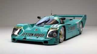 Building a Scale Model Hasegawa Leyton House Porsche 962C [upl. by Ear]