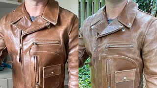 Natural Horsehide Chromexcel Custom Ridley Jacket from Thurston Brothers [upl. by Cleodel]