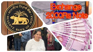 How to exchange 2000Rs note through RBI … rbi reservebankofindia vlog video knowledge [upl. by Gorski]