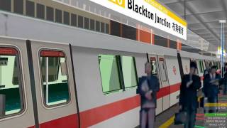 openBVE  Harbourvale City Harbourvale Line  C651 Realistic Motor Sound Test Train [upl. by Adnic]