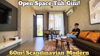 Apa Adanya Tapi Perfect Rumah Minimalis 5x12 Open Space Scandinavian Paling Gokil Di Surabaya [upl. by Suoivart]