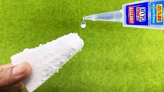 Genious Ideas Pour Super Glue onto Styrofoam and Amaze With Results [upl. by Hitchcock]