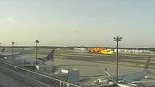 FedEx  MD 11  Plane Crash Footage  Tokyo Narita Int Airport  3 22 2009  HD [upl. by Enutrof710]