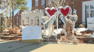 Frigid weather makes for perfect opening weekend for Lititz Fire amp Ice Festival [upl. by Eiramanig]