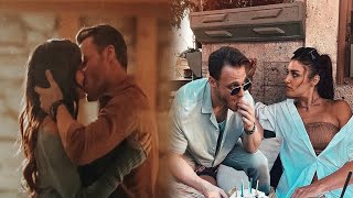 Kerem Bürsins secret kissing of Hande Erçel created a stir [upl. by Bearce]