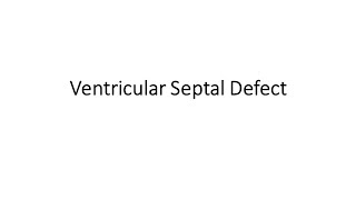 Ventricular Septal Defect [upl. by Ahsenit]