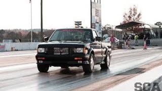 GMC SYCLONE vs Z06 CORVETTE  14 Mile race [upl. by Orpha]