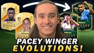 The BEST Pacey Winger Players to Evolve in EAFC 24 [upl. by Suravart642]