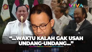 PEDE Undang Seluruh Pemimpin Partai Prabowo Sentil Anies Lewat Pujian Paloh [upl. by Taggart507]