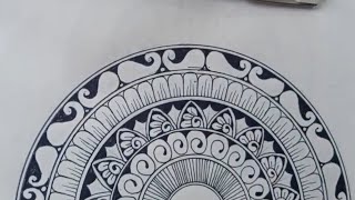 simple mandala art design 15 [upl. by Volny]