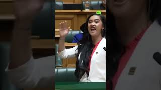 Youngest MP in New Zealand opens with a haka [upl. by Gervase]