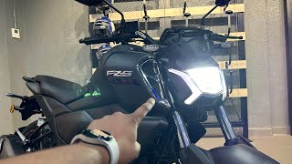 All New 2023 Yamaha Fzs v4 Matt Black New Colour  Offer  On road price [upl. by Pickard]