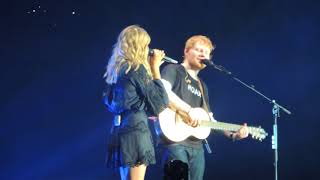 Ed Sheeran  Divide World Tour  Perfect feat Louane live  Stade De France 07072018 HQ [upl. by Cami120]