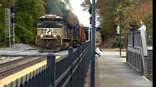 Some trains in Spartanburg [upl. by Fontana]