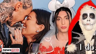 Kourtney Kardashian amp Travis Barker REACT To Wedding Fan Prediction [upl. by Aulea]