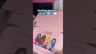 Packing Morgan’s order 🩵🦋☁️ smallbusines packingorders asmrsounds asmr [upl. by Dyer]