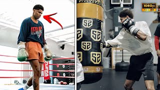 Shakur Stevenson training for Artem Harutyunyan TRAINING CAMP  HIGHLIGHTS HD BOXING 2024 [upl. by Prady953]