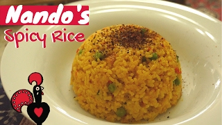 Nandos Spicy Rice Recipe Super Easy [upl. by Downey624]