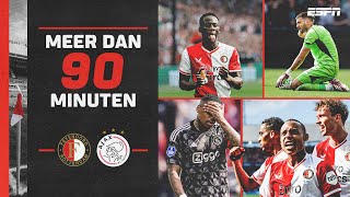 𝗘𝗫𝗧𝗥𝗔 𝗕𝗘𝗘𝗟𝗗𝗘𝗡 de ONVERGETELIJKE KLASSIEKER in De Kuip 😱  Feyenoord  Ajax  Meer Dan 90 Minuten [upl. by Brenna920]