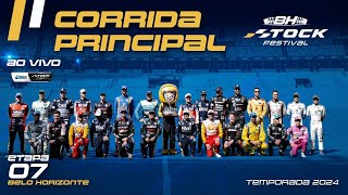 STOCK CAR BRB 2024 AO VIVO  7ª ETAPA  CORRIDA PRINCIPAL  BELO HORIZONTE MG [upl. by Drucilla]