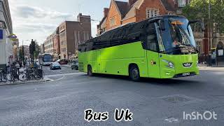 London buses Back to Back  National Express  Megabus  Flixbus [upl. by Adnahsal]