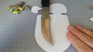 How to make a Knife Sheath  Full Tutorial [upl. by Mendes]