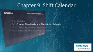 WinCC Unified V17 34 Create Time Model and Plant Object Calendar WinCCGURU [upl. by Reina]