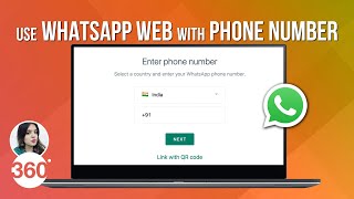 Log in to WhatsApp Web With Your Phone Number How to Do It [upl. by Amerak]