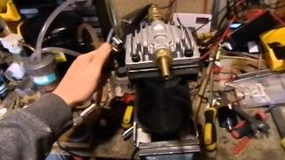 Compressed air engine part 3 high speed run [upl. by Nerral88]