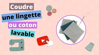 Zéro déchet Lingettes Essuietout au crochet  Tuto en français facile et rapide Explications [upl. by Thibaut]