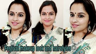 Get ready with me for vishu  oxidised jewellery look  hairstyles for beginners  Malayali youtuber [upl. by Yahsan]