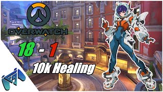 Overwatch 2  Season 12  Juno 181  10k healing [upl. by Ovid214]