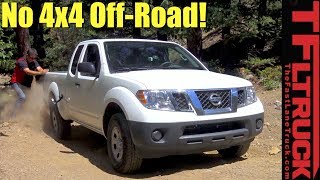 Can a 2WD Nissan Frontier Make it up Gold Mine Hill [upl. by Roi653]