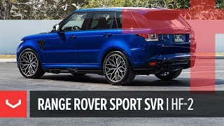 Vossen Hybrid Forged HF2 Wheel  Range Rover Sport SVR  Brushed Gloss Black [upl. by Fahey]