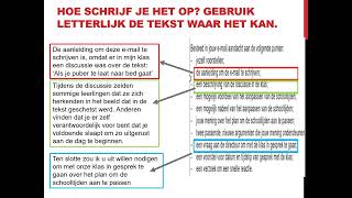 7 Hoe kun je een moeilijke brief begrijpen  Taalklasnl 2  Oefenennl [upl. by Yrrac]