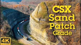 CSX Sand Patch Grade 4K  Keystone Subdivision [upl. by Towill225]