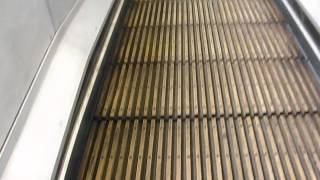 The last wooden escalator on the underground now gone [upl. by Einahpets]