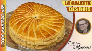 ✅ LA VÉRITABLE GALETTE DES ROIS FRANGIPANE  La meilleure recette avec pâte feuilletée maison [upl. by Ansaev]