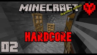 Minecraft Amplified Hardcore Ep 2 Starting The Compound [upl. by Tahmosh509]