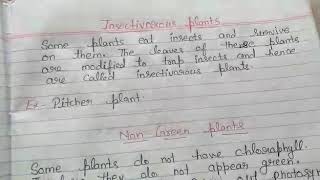 Class 4 Insectivorous plants [upl. by Lagas]