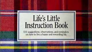 Lifes Little Instruction Book by H Jackson Brown Jr life lifequotes [upl. by Roland]