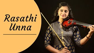 Rasathi Unna  JABILLI KOSAM  Violin Cover  Diya Maruthanattu [upl. by Bennink]