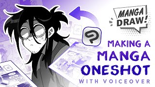 Making Manga from Start to Finish  Clip Studio TUTORIAL [upl. by Loni]