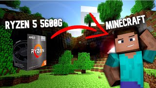 Ryzen 5 5600g Tested Minecraft 1080p [upl. by Nosyrb]