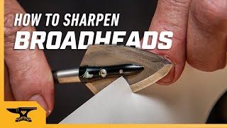 How to Sharpen Broadheads Using Common Knife Sharpeners [upl. by Ahsined88]