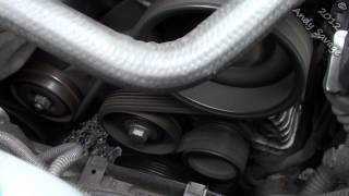 VW Golf mk4 Squealing serpentine belt auxiliary drive belt NOT the belt tensioner [upl. by Narut]