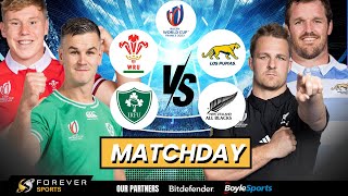 MATCH DAY Wales vs Argentina amp Ireland vs All Blacks Rugby World Cup Build Up [upl. by Pompea730]