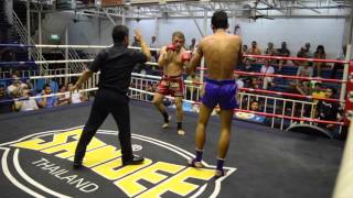 Rafael Fiziev PhuketTopTeam vs Wuttichai Thailand Muay Thai fight 01042016 Phuket [upl. by Dollie]