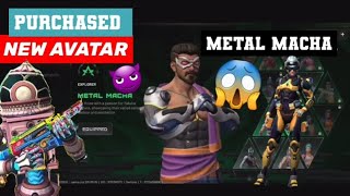 Finally purchased METAL MACHA PbJsrTechno8045Official IndusGame indusbattleroyale avatar [upl. by Cire]