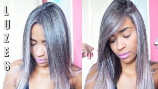 Como Fazer Luzes Em Casa Platinando o Cabelo [upl. by Hoskinson507]